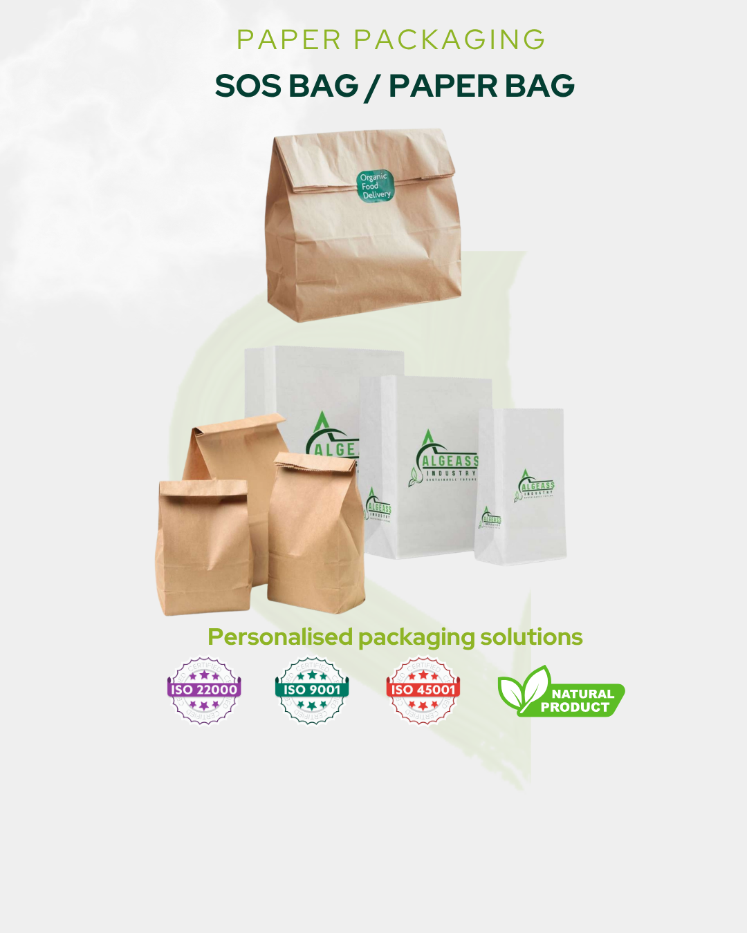 SOS BAG / PAPER BAG NO HANDLE